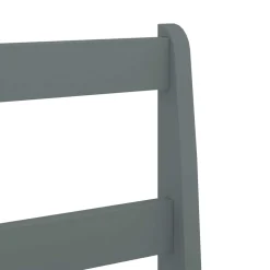 vidaXL 4-delige Eetset Panama massief grenenhout grijs