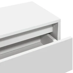 vidaXL 4-delige Garderobe set bewerkt hout wit