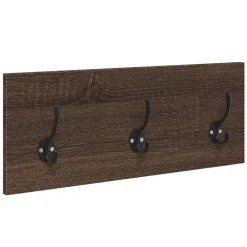 vidaXL 4-delige Garderobe set bewerkt hout bruin eikenkleurig