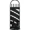 vidaXL 5-delige Haardset 23x15x66 cm staal