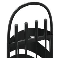 vidaXL 5-delige Haardset 23x15x66 cm staal
