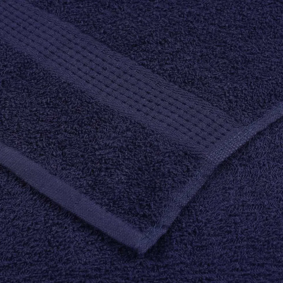 vidaXL 12-delige Handdoekenset FROGN 360 g/m² marineblauw
