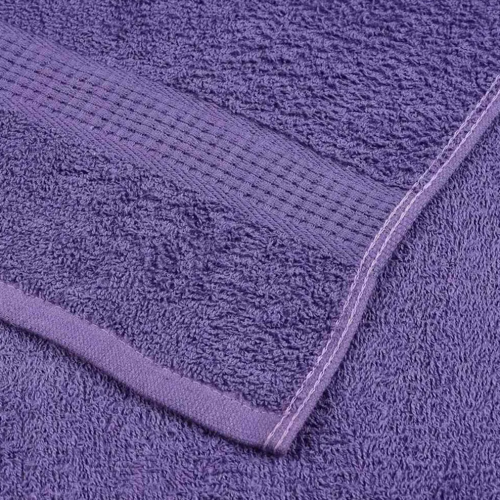 vidaXL 12-delige Handdoekenset FROGN 360 g/m² paars