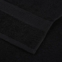 vidaXL 8-delige Handdoekenset FROGN 360 g/m² zwart