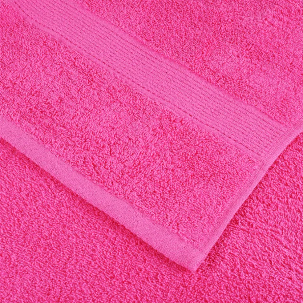 vidaXL 8-delige Handdoekenset SOLUND 600 g/m² roze