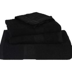 vidaXL 12-delige Handdoekenset FROGN 360 g/m² zwart