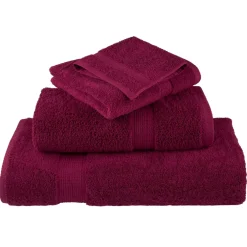 vidaXL 12-delige Handdoekenset FROGN 360 g/m² bruin