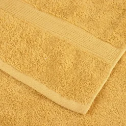 vidaXL 6-delige Handdoekenset SOLUND 600 g/m² goudkleurig