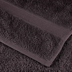 vidaXL 6-delige Handdoekenset FROGN 360 g/m² antraciet