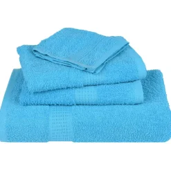 vidaXL 8-delige Handdoekenset FROGN 360 g/m² turquoise