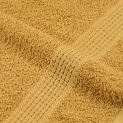 vidaXL 6-delige Handdoekenset FROGN 360 g/m² goud