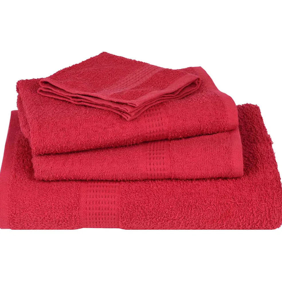 vidaXL 8-delige Handdoekenset FROGN 360 g/m² bruin