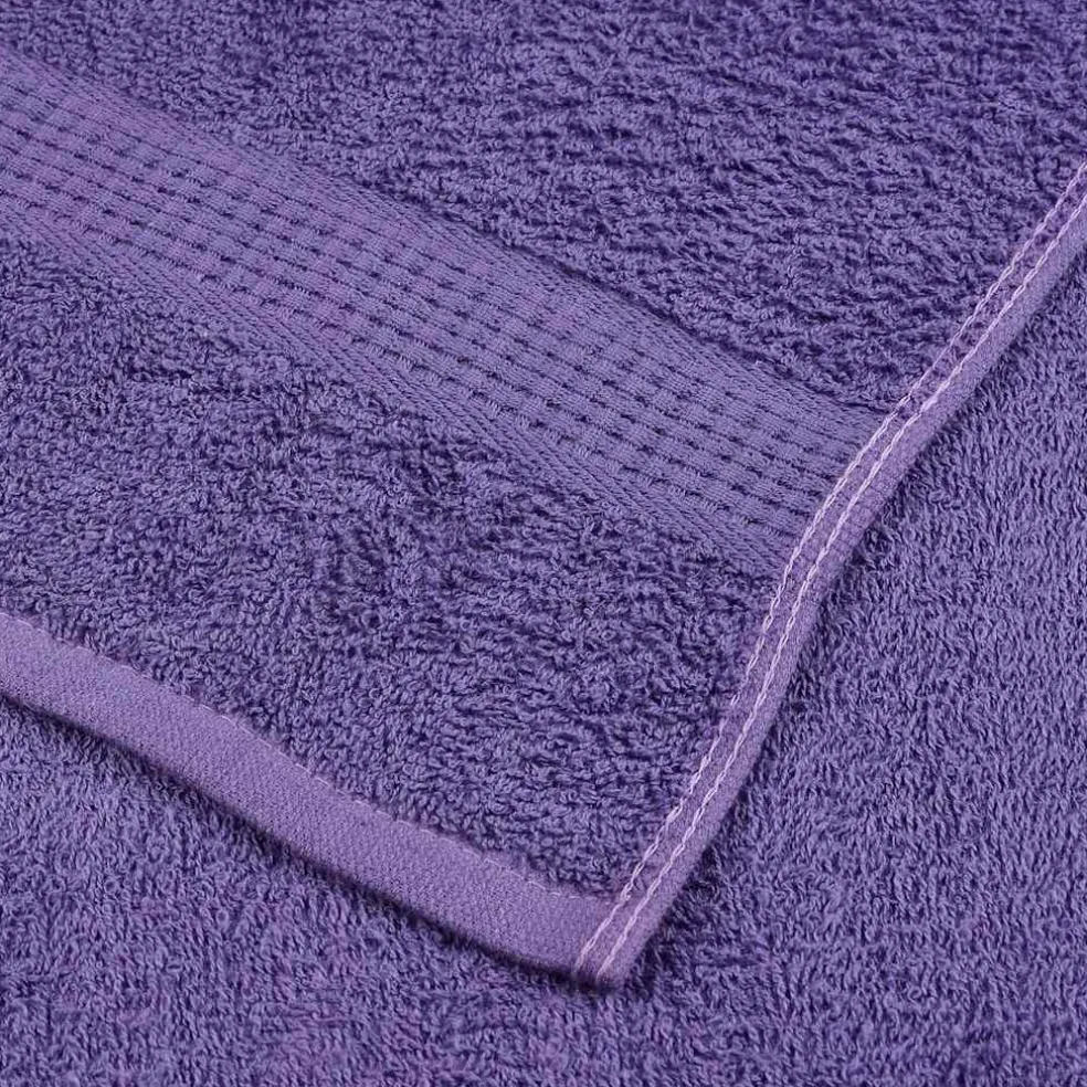 vidaXL 6-delige Handdoekenset FROGN 360 g/m² paars
