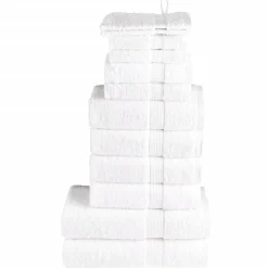 vidaXL 12-delige Handdoekenset SOLUND 600 g/m² wit