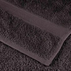 vidaXL 12-delige Handdoekenset FROGN 360 g/m² antraciet