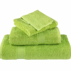 vidaXL 6-delige Handdoekenset SOLUND 600 g/m² appelgroen