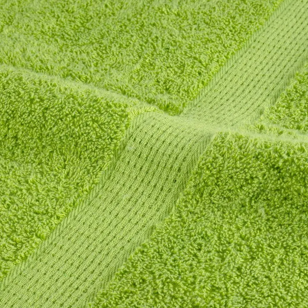 vidaXL 6-delige Handdoekenset SOLUND 600 g/m² appelgroen