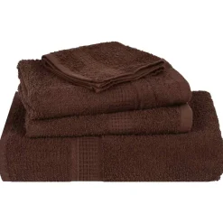 vidaXL 6-delige Handdoekenset FROGN 360 g/m² bruin