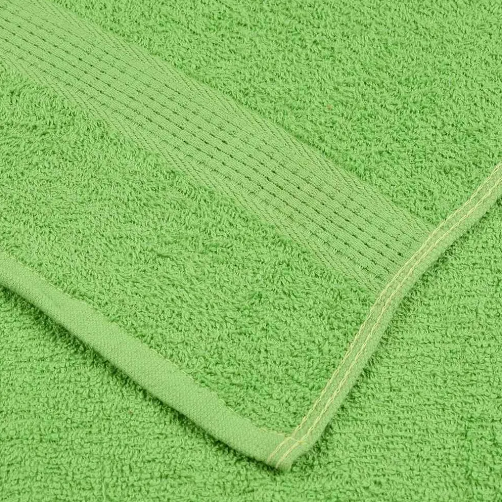 vidaXL 12-delige Handdoekenset FROGN 360 g/m² appelgroen