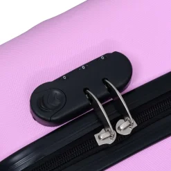 vidaXL 2-delige Harde kofferset ABS roze