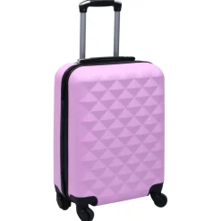 vidaXL 2-delige Harde kofferset ABS roze