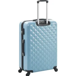 vidaXL 3-delige Harde kofferset ABS blauw