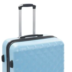 vidaXL 3-delige Harde kofferset ABS blauw