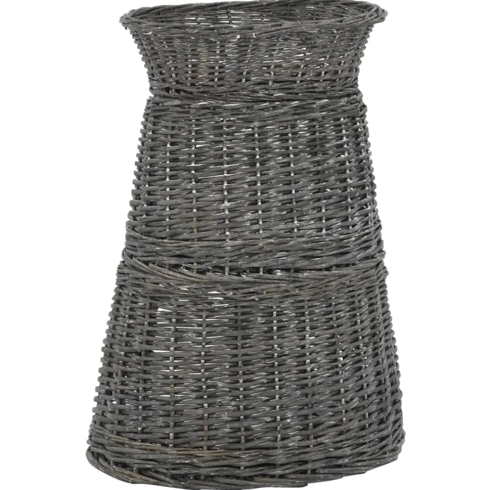 vidaXL 3-delige Kattenmandenset met kussens 47x34x60 cm wilgen