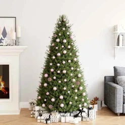vidaXL 100-delige Kerstballenset roze