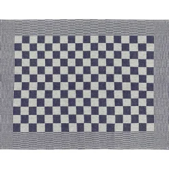 vidaXL 20-delige Keukendoekenset katoen blauw en wit