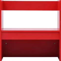 vidaXL 3-delige Kinderstoelen- en tafelset brandweerwagenontwerp hout