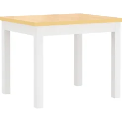 vidaXL 3-delige Kindertafel- en stoelenset MDF wit en grijs