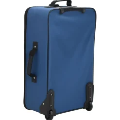 vidaXL 5-delige Kofferset stof blauw