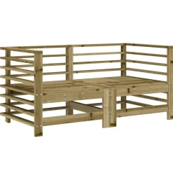 vidaXL 7-delige Loungeset geïmpregneerd grenenhout