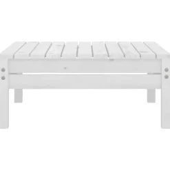 vidaXL 3-delige Loungeset massief grenenhout wit