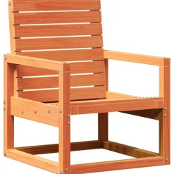 vidaXL 3-delige Loungeset massief grenenhout wasbruin