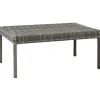 vidaXL 3-delige Loungeset met kussens poly rattan grijs