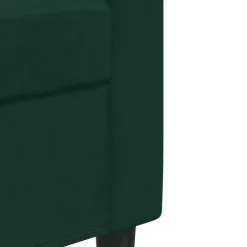 vidaXL 2-delige Loungeset met kussens en bolsters fluweel donkergroen