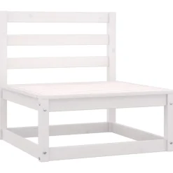 vidaXL 8-delige Loungeset met kussens massief grenenhout