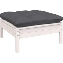 vidaXL 9-delige Loungeset met kussens massief grenenhout
