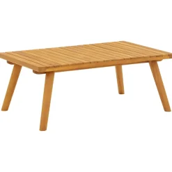 vidaXL 7-delige Loungeset met kussens massief acaciahout
