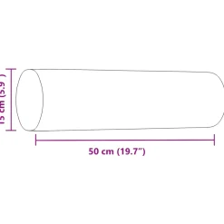 vidaXL 2-delige Loungeset met sierkussens stof bruin