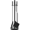 vidaXL 5-delige openhaardgereedschapset 18x66 cm staal
