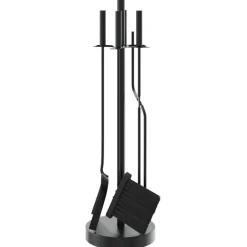 vidaXL 5-delige openhaardgereedschapset 18x66 cm staal