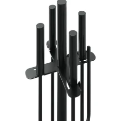 vidaXL 5-delige openhaardgereedschapset 18x66 cm staal