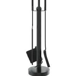 vidaXL 5-delige openhaardgereedschapset 18x56 cm staal