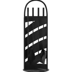 vidaXL 5-delige openhaardgereedschapset 23x15x66 cm staal