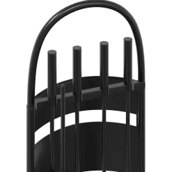 vidaXL 5-delige openhaardgereedschapset 23x15x66 cm staal