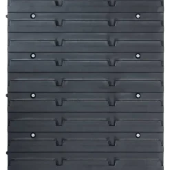 vidaXL 96-delige Opslagbakkenset met wandpanelen blauw