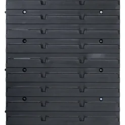 vidaXL 71-delige Opslagset met wandpanelen rood en zwart